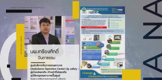 ศูนย์บริหารจัดการรถพยาบาล Ambulance Operation Center 2P safety:ผู้ป่วยปลอดภัย เจ้าหน้าที่ปลอดภัย อุบัติเหตุรถพยาบาลเป็นศูนย์จังหวัดเชียงราย