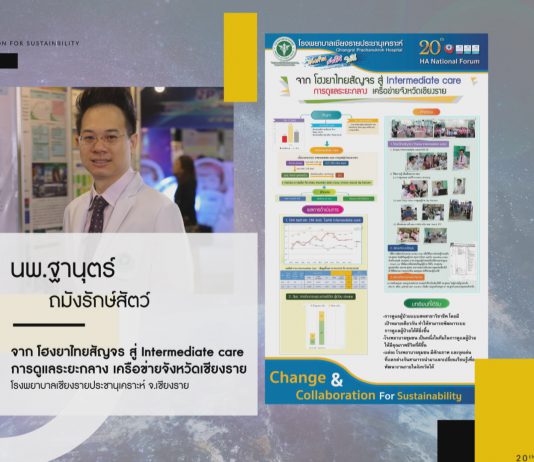 จากโฮงยาไทยสัญจร สู่ Intermediate care การดูแลระยะกลาง เครือข่ายจังหวัดเชียงราย