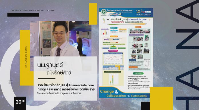 จากโฮงยาไทยสัญจร สู่ Intermediate care การดูแลระยะกลาง เครือข่ายจังหวัดเชียงราย